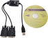Inc. Plug and Play USB to Dual Serial DB9 Adapter for Windows 10 / Win 8/ 7/ XP/ Vista / Mac (E07-162)