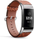 Watchband, Compatible with Fitbit Charge 3, Charge 3 SE - Replacement Leather Band Bracelet Strap Wristband Accessory // Watercolor Cheetah