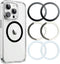 Universal Metal Rings Compatible with MagSafe Sticker - (Black, Silver, White)