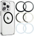 Universal Metal Rings Compatible with MagSafe Sticker - (Black, Silver, White)