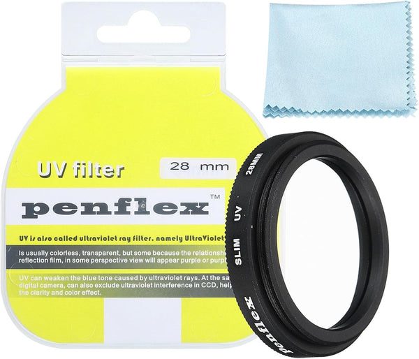 PATIKIL 28mm UV Filter, 1 PCS Slim UV Protection Camera Lens Filter for 28mm Photography