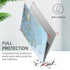 Watbro Hard Shell Case for MacBook Pro 13 inch (2020-2016) with Keyboard Cover, Colorful Marble Design