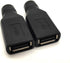 USB A to DC Power Adapter, 2Pcs - Female Connectors 5.5x2.1mm for Laptop Charging
