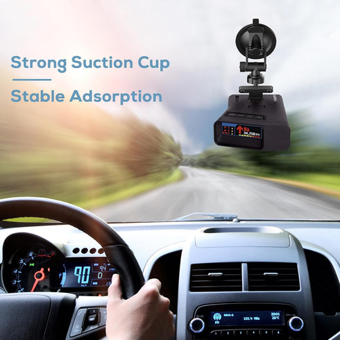 Vovucai R7 R8 Suitable for Uniden Radar Detector, Car Radar Detector Suction Cup Bracket, Windshield and Dashboard