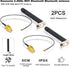 Kaunosta 3dbi 2.4GHz 2.4G 5CM RF1.13 15cm 2PCS WiFi Antenna SMA Male (Inner Pin) Network Bluetooth FPV Small Omni