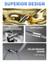 RCA Cable-2RCA Male to 2RCA Male Stereo Audio Cable with Magnetic Ring Supports Hi-Fi, Shielded Braided Cord - 10 Feet