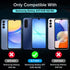 A17 5G/Galaxy A16 5G, 6.7-inch, 2-Pack ivoler Screen Protector for Samsung Galaxy Tempered Glass Film, Alignment Frame