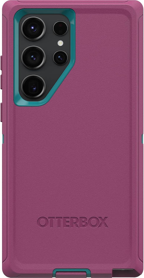 OtterBox Galaxy S23 Ultra Defender Series Case - Canyon Sun (Pink), Rugged &