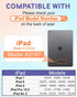 Uppuppy 9th/8th/7th 3rd/ 10.5 360 7/8/9 10.2 for iPad Generation Case for iPad Air Pro Case - Rotating Stand Folio