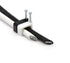 THE CIMPLE CO - Siamese Coaxial Cable Clips, Cat6 Electrical Wire Clip, 1/2 in Nail Clip, Black (50 pcs)