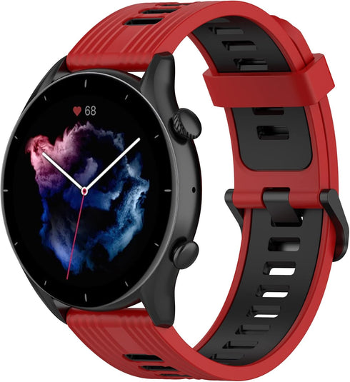 FitTurn Wrist Strap for EIGIIS Smart Watch Bands, Replacement Wristband Compatible for EIGIIS K22/K27/K55/K56/KE1/KE2/KE3/DM50/HM09/I32/S35 Soft Silicone Watch Band Adjustable Wristband Bracelet