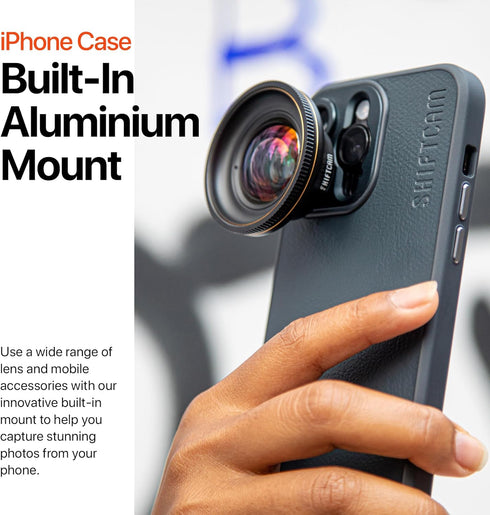 ShiftCam Camera Case with Built-in Lens Ultra Mount for Apple iPhone, Gear up Your iPhone and Start Shooting in