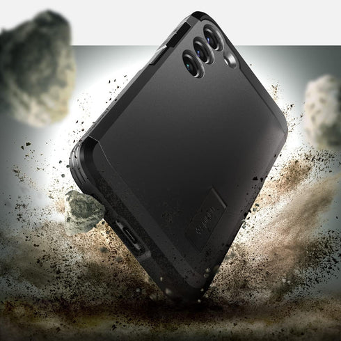 Galaxy S23 Plus Case (2023) - Spigen Tough Armor in Black - Ultimate protection and style for your device.