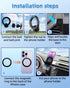 PZK F-150 F150 2015 2016-2018 2019 2020 360 Car Phone Mount for Ford Accessories Custom Air Vent Compatible