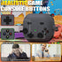 Soft Silicone Case for Samsung Galaxy Buds 3 & Galaxy Buds 3 Pro with 3D Decompression Button, Cleaning Kit - Dark Gray