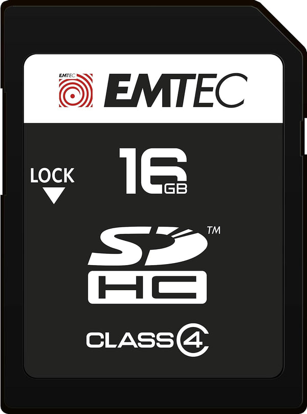 Emtec ECMSD16GHC4 Carte Mémoire SDHC Classe 4, 16 Go