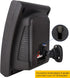 2 Pack Speaker Wall Mount Holder for 1/4"-20 Threaded Keyhole, 360 Rotation Adjustment, Aluminum Alloy Mount, Black
