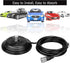 Retevis Magnetic Antenna Mount Base with 5M Coaxial Cable for CB Radio Car Bus Mobile Transceiver