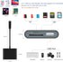 SZHAIYIJIN SD Card Reader for iPhone, Memory Card Reader with USB-C to Light-ning Adapter Plug and Play Trail Game