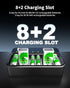 EBL 20W 9V PD3.0 PD AA AAA Battery Charger for NiMH NiCD Rechargeable Battery| USB C & Micro USB