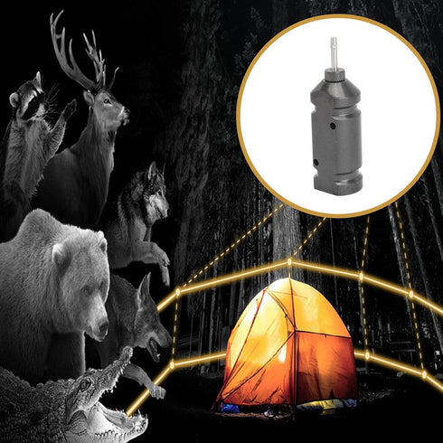 Perimeter Trip Alarm, Perimeter Trip Wire Alarm Device Auminium Alloy Security Reusable for Yard for Camping