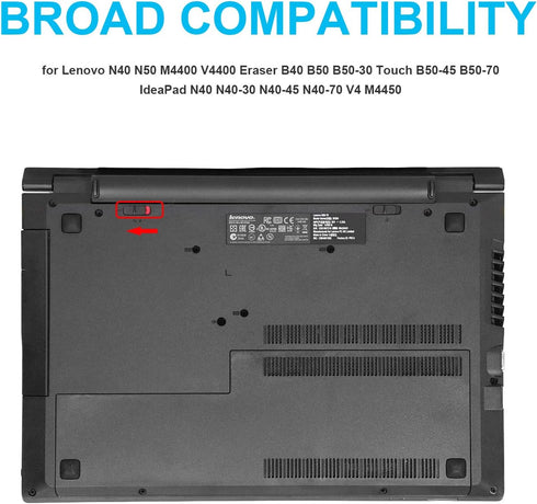 Fancy Buying L13L4A01 Laptop Battery - L12S4E55 for Lenovo N40 N50 M4400 V4400 Eraser B40 B50 B50-30 Touch B50-45