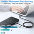 10ft USB C-C Video Cable, 4K Type-C Monitor Cable, 100W Fast Charge & 10Gbps Data Sync, Black