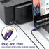 2.0 (30 Printer Cable, USB Cable A-Male to B-Male for Printer/Scanner ft)