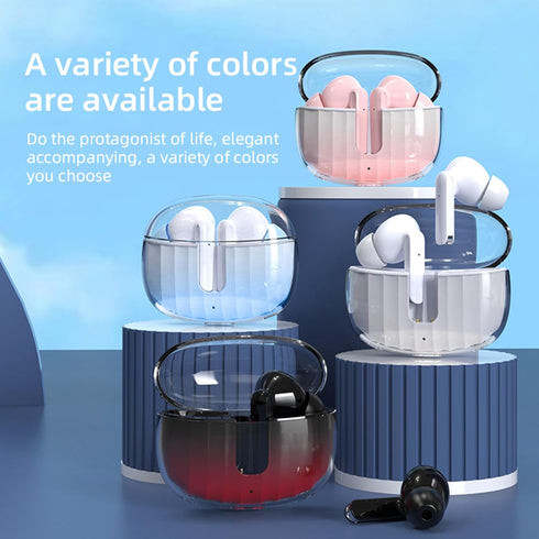 2024 New Version True Wireless Bluetooth Earbuds, In-Ear Headphones with Charging Case, Model 7, Compatible with Apple