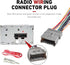 Titwaye 3 PCS Car Radio Wiring Harness, Audio/Video Wiring Harnesses Kit, Stereo Pigtail Connector Plug Adapter