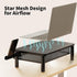 Zimilar Monitor Stand Riser with Metal Mesh Drawer, Height Adjustable with Phone Holder for Computer, Laptop, Printer