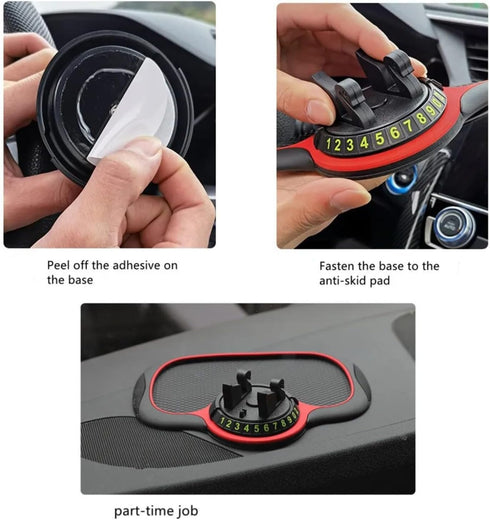 Multifunction Car Anti-Slip Mat Auto Phone Holder, Non-slip Car Dash Mat for Phone Holders, Sticky Grip Phone Mount for