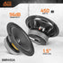 PRV AUDIO 8MR450A 8 Inch Midrange Speaker, 8 Ohms, 450 Watts, 96 dB, Mid Range Loudspeaker for High Output Pro Sound