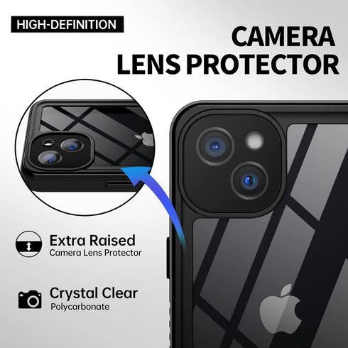BEASTEK iPhone 13 Waterproof Case, FSN Series Full Body Protection Heavy Duty Shockproof Cover with Screen Protector