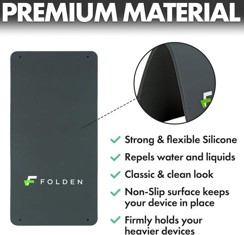Folden Airplane Phone Holder, Foldable Cell Phone Stand for Bed, Desk, Office, Treadmill, Mobile Accessories