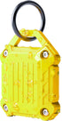 Dovick Waterproof AirTag Keychain Holder Case, Screw Full Cover Compatible with Apple Air Tag Tracker Key Ring (Yellow