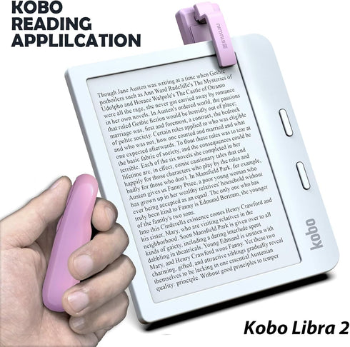 SK SYUKUYU RF Remote Control Page Turner for Kindle, iPad, Surface, iPhone, Android Tablets, Pink, SKPT01