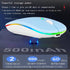 Wireless Bluetooth Mouse, LED Dual Mode Rechargeable Slim Laptop Mouse (BT5.2+USB Receiver), Portable for Laptop,
