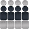 ACKLLR 16 Pieces Phone Car Mount Metal Plate with Adhesive for Magnetic Cradle-Less