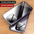iPhone 15 Pro Anti-Peeping Case: 360° Full Body Privacy Screen, Clear Tempered Glass, Magnetic Metal Bumper, Black.