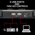 ENHANCE 5 7 Settings 17 inches 1 800 Cryogen Gaming Laptop Cooling Pad Stand - Laptop Cooler with Adjustable Height