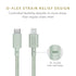 Native Union Belt Cable, USB-C to Lightning, 4ft, MFi Certified, Ultra-Strong Reinforced Charging Cable, Compatible