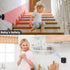 COTINSE 500 Wireless Motion Sensor LED Light - Motion Detector Alarm Chimes Door Sensor with FT Range Security Alert