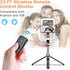 M MYBAT PRO 8" LED Selfie Light with Stand, Dimmable LED Light for Makeup/Live Stream, Tripod, Phone Holder & Wireless