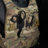 Tactical Cable Storage Sticker, Reusable Fastening Cable Ties with Hook and Loop for Tactical Helmet, Black