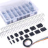Glarks 700Pcs Connector Assortment Kit - 2.54mm Plug Housing & Male/Female Pin with 10 Wire Rainbow IDC Cable