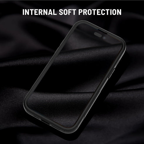 iPhone 15 Plus Heavy Duty Case - Rugged, Shockproof, Drop Proof, 6.7" with Built-in Glass Protector, Wireless Charging
