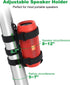 GOFORWILD Portable Speaker Mount, Waterproof Strap for Bluetooth Speakers, Compatible with Golf Cart