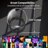 TACOMEGE Transparent Clear Phone Ring Grips Holder Kickstand, Finger Ring Stand for Cell Phone Tablet Case Accessories