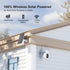 Wireless Outdoor Solar Security Cameras, 2K HD Video Surveillance, Color Night Vision, 2 Way Talk, PIR Detection